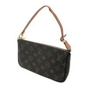 Louis Vuitton Pochette Accessoires Monogram Accessory Handbag Brown